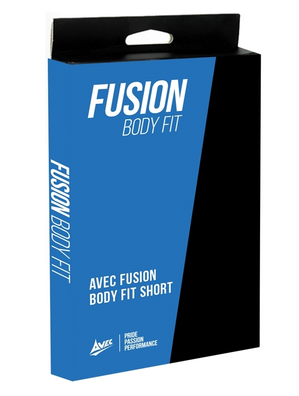 picture of fusion body fit short - black
