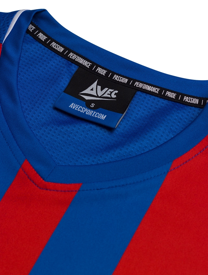 picture of fusion stripe jersey - royal/red