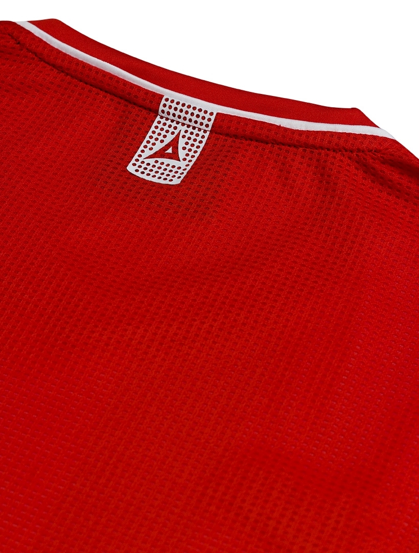 picture of fusion stripe jersey - red/white