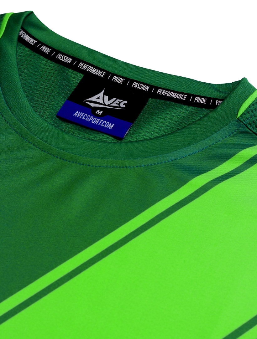 picture of fusion sash jersey - green/light green