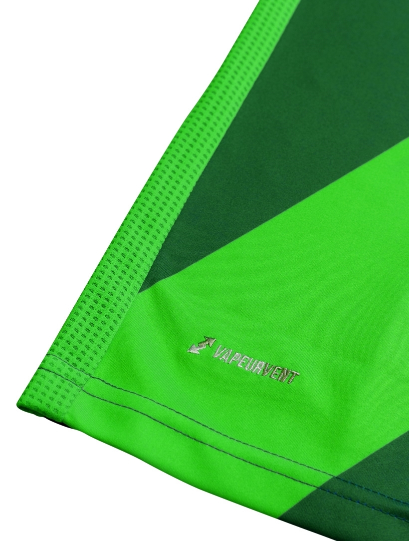 picture of fusion sash jersey - green/light green