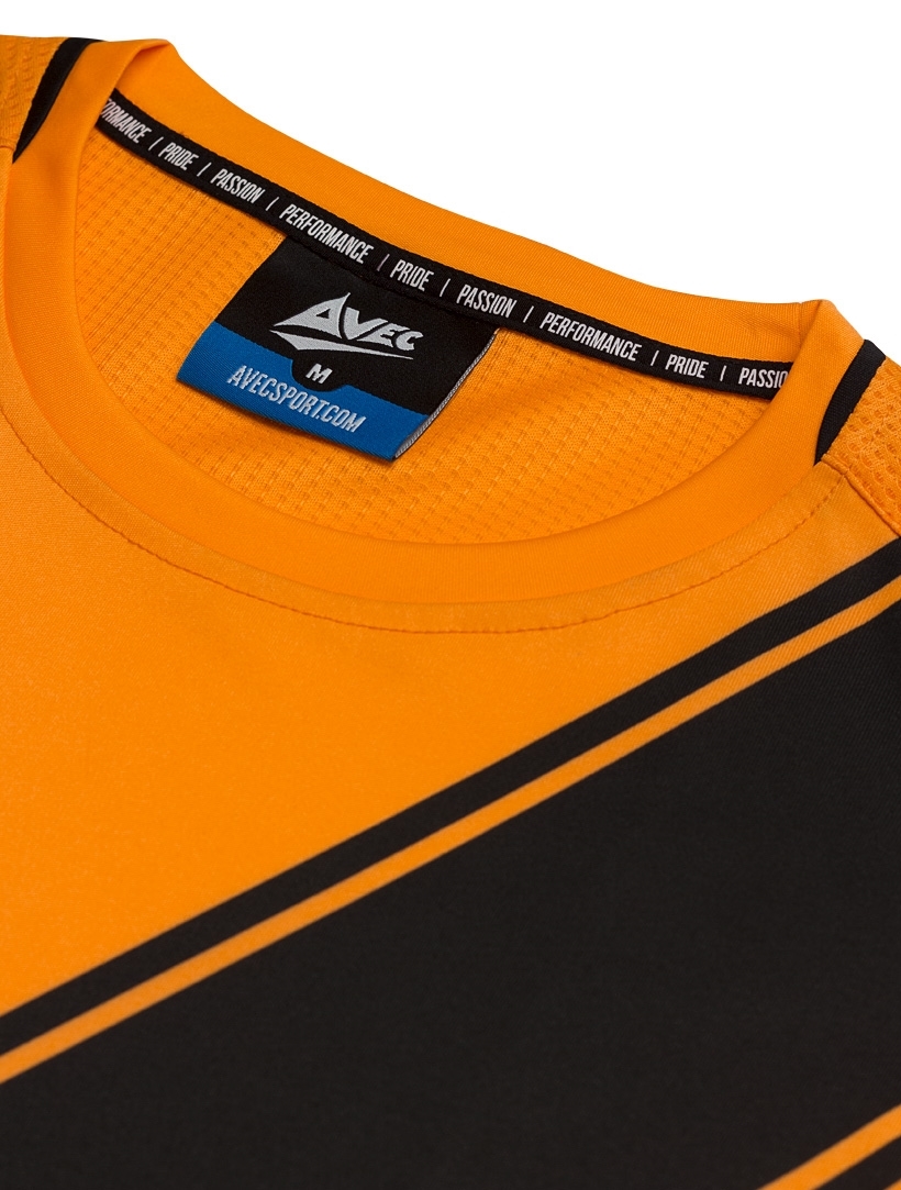 picture of fusion sash jersey - amber/black