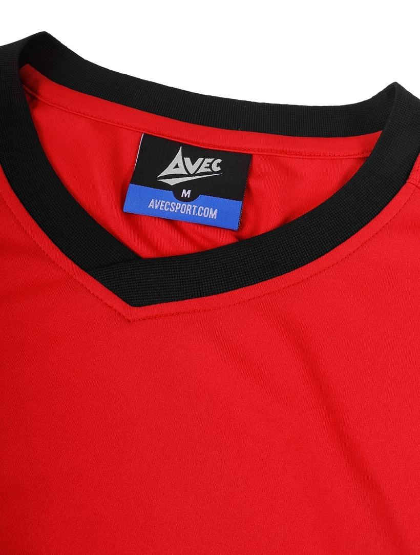 picture of montpellier jersey - red/black