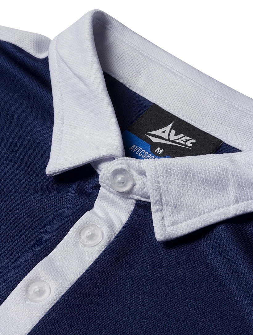 picture of elite technical polo - navy