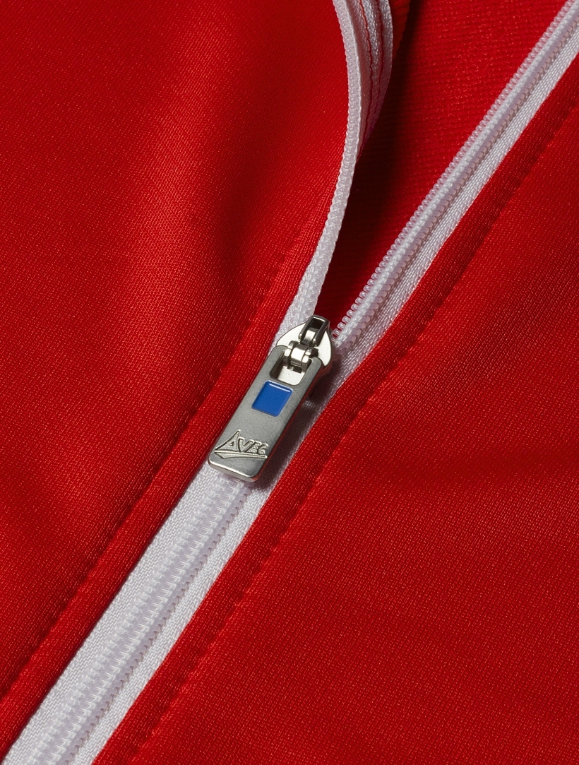 picture of elite 1/2 zip poly jkt - red