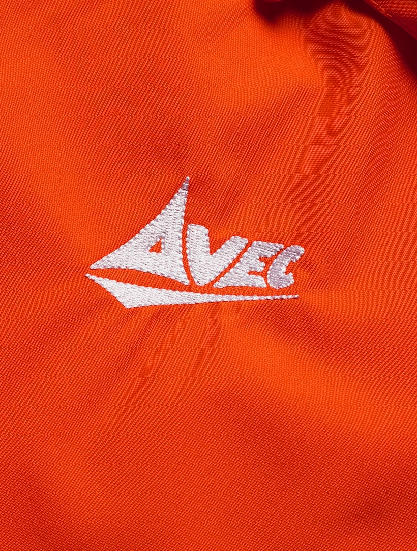 picture of elite rain jacket - orange