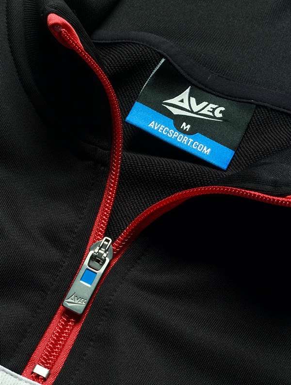 picture of club pro poly 1/2 zip jkt