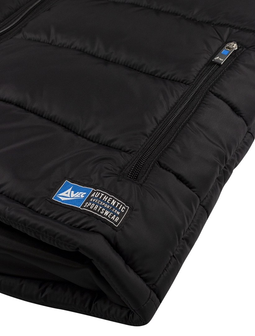 picture of elite + padded gilet - black