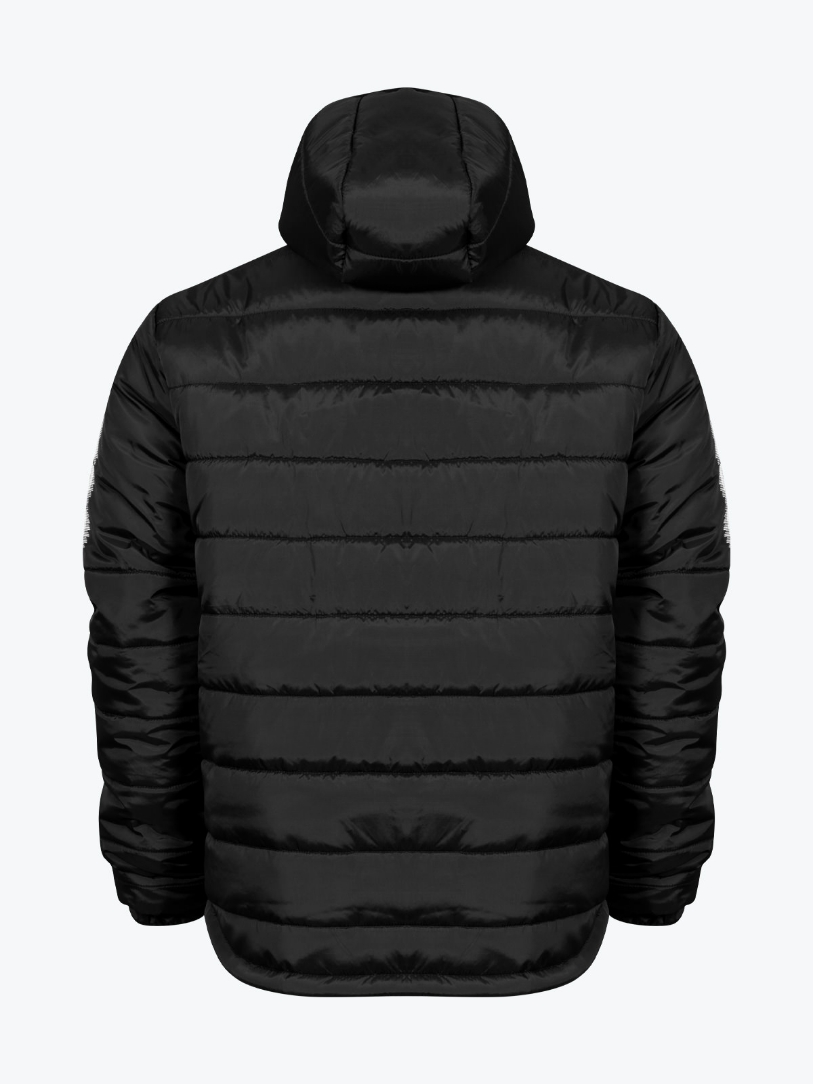 Evolve Black Padded Football Jacket Avec Sport