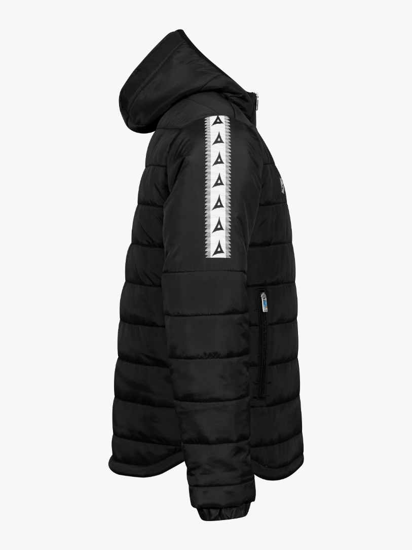 Evolve Black Padded Football Jacket Avec Sport