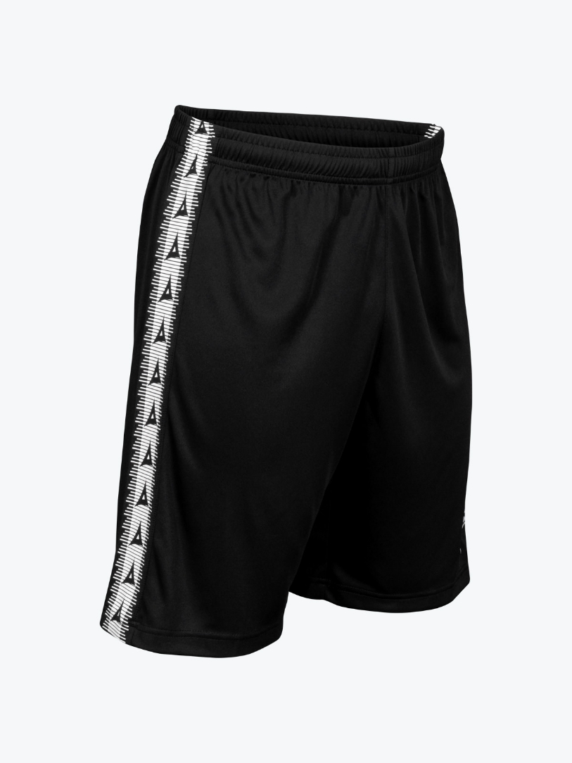 Evolve Black Football Shorts with White Detailing | Avec Sport