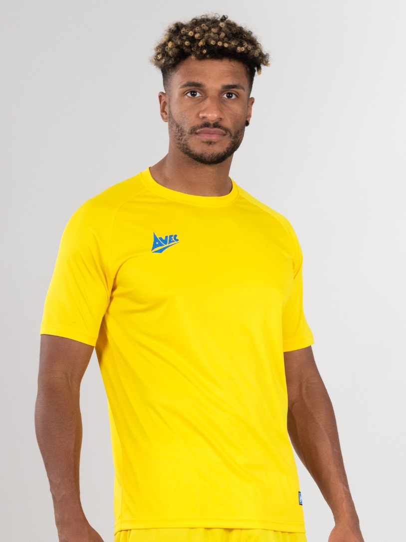 Yellow Jersey Yellow Sports Jerseys Avec Sport