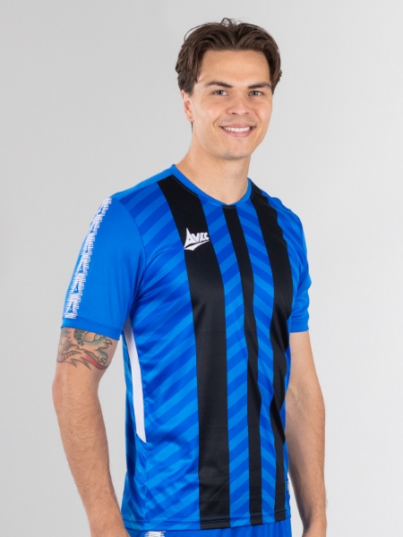 Picture of TEAM ID PRO STRIPE JERSEY - ROYAL/BLACK