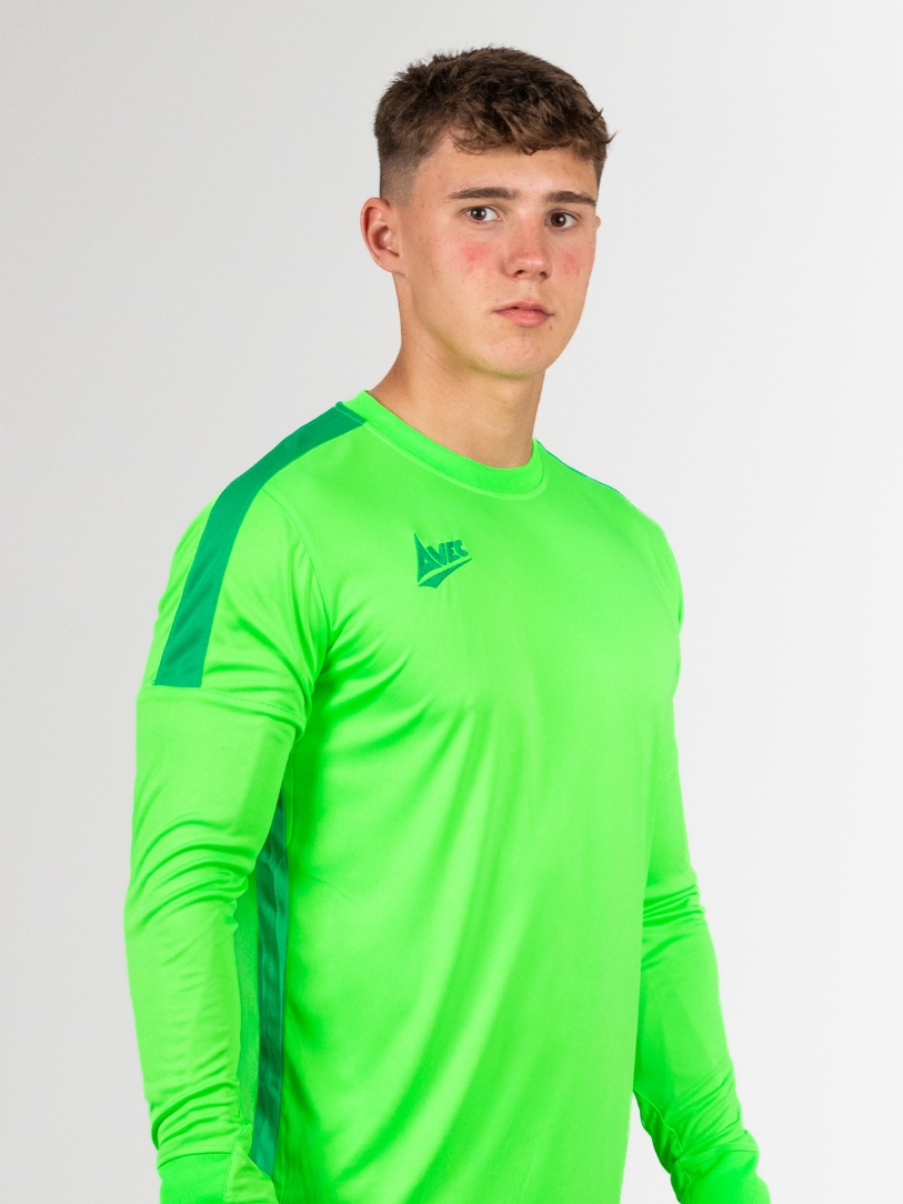 Vibrant Green Football Jersey Football Kits Avec Sport