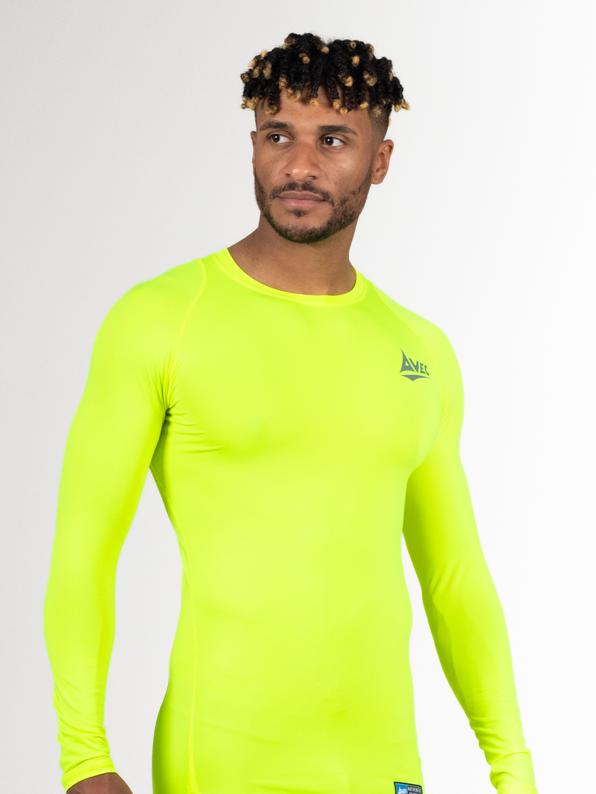 picture of fusion body fit jersey - neon yellow
