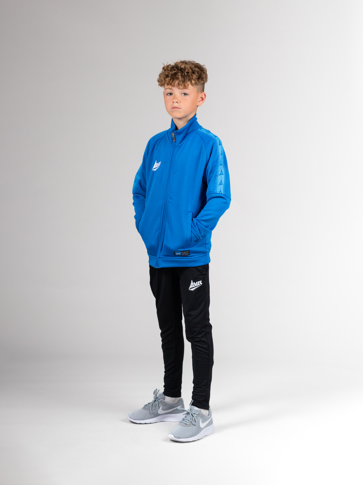 picture of retro track jacket - royal