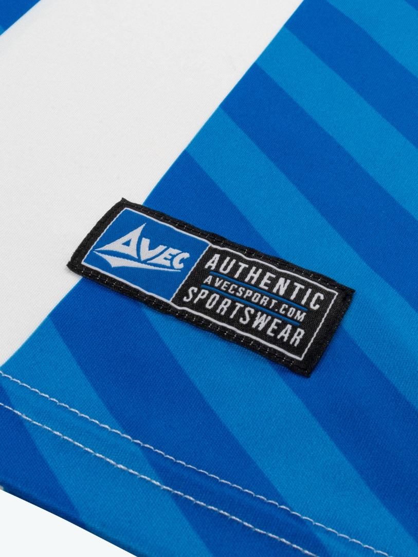 Blue & White Stripe Jersey Team Jerseys Avec Sport
