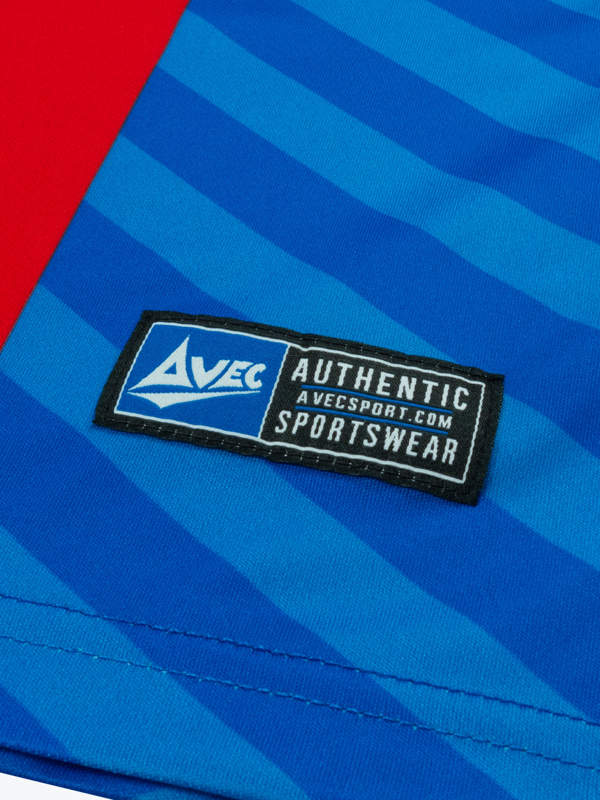 picture of team id pro stripe jersey - royal/red