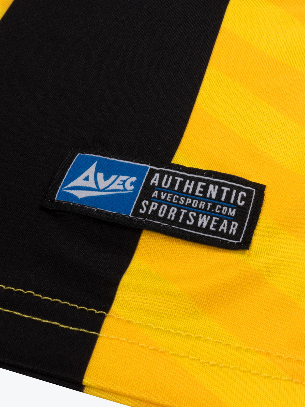 picture of team id pro stripe jersey - yellow/black