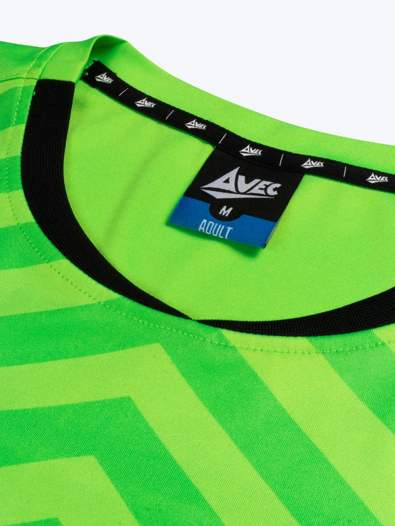 Neon Green Sports Jersey Goalkeeper Jersey Avec Sport