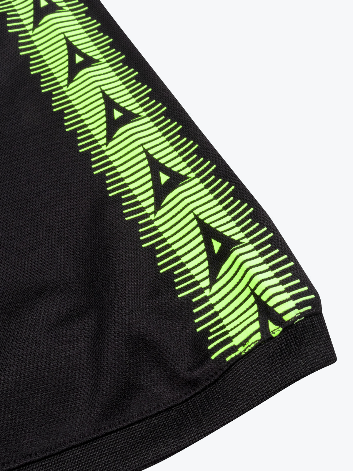 picture of evolve tech polo - black/neon yellow