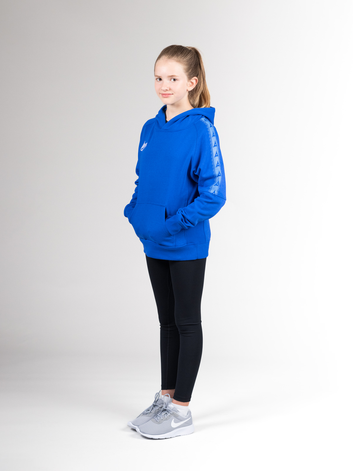 picture of retro hoodie - royal