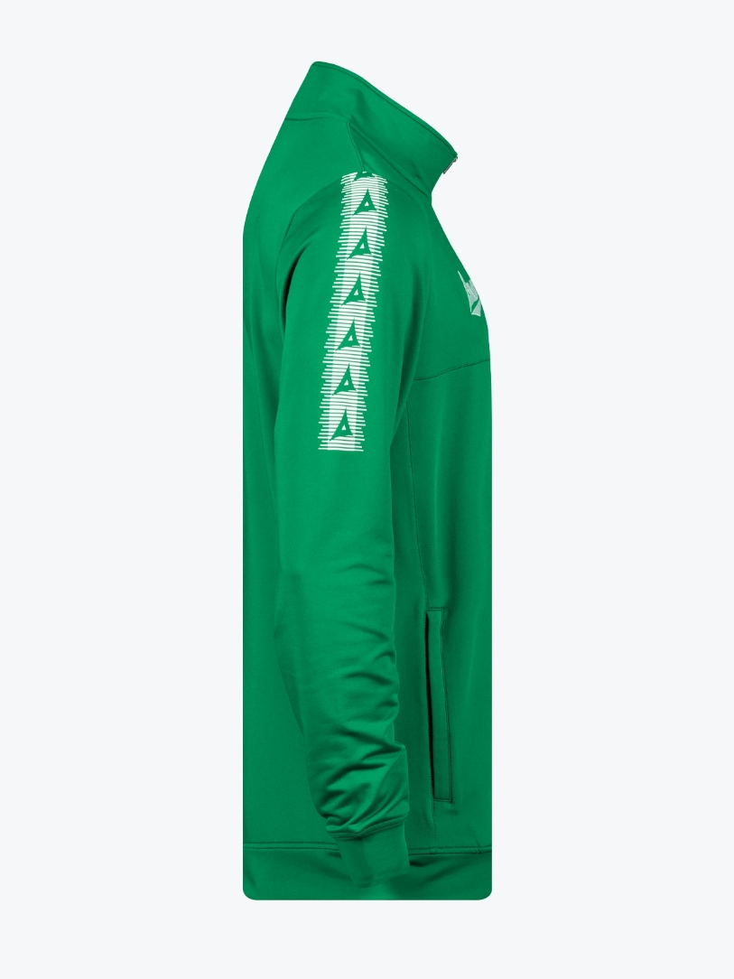 Evolve 1/4 Zip Jacket Green Sports Jacket Avec Sport