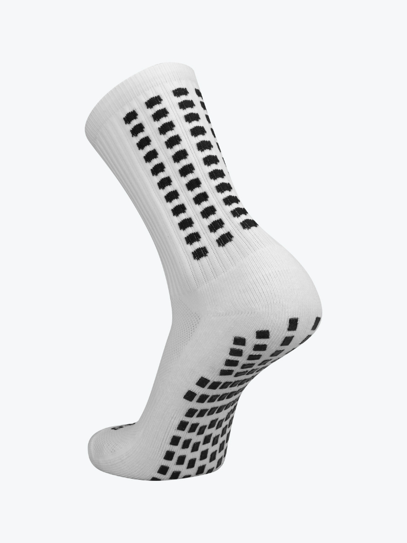 Classic White Grip Socks White Sports Socks Avec Sport