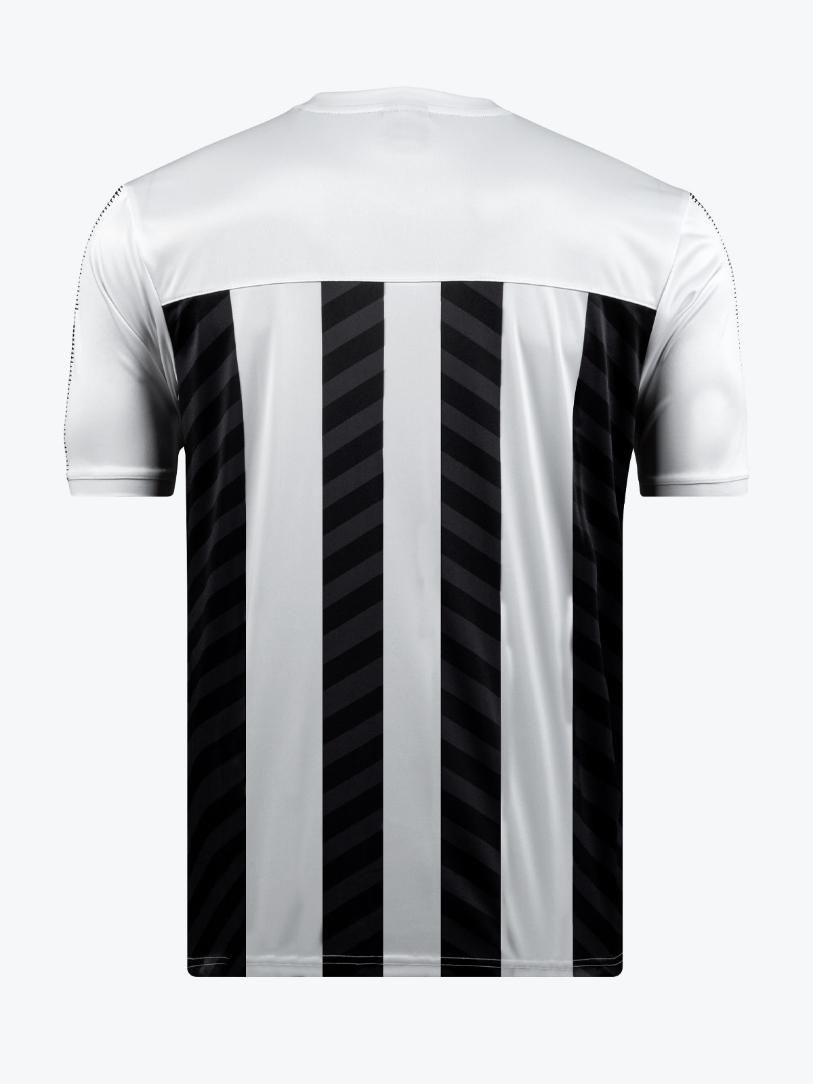 Team ID Pro Black & White Stripe Football Jersey Avec Sport