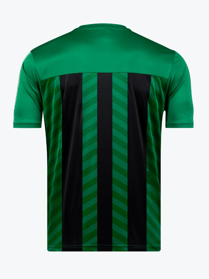Team ID Pro Green & Black Stripe Football Jersey Avec Sport