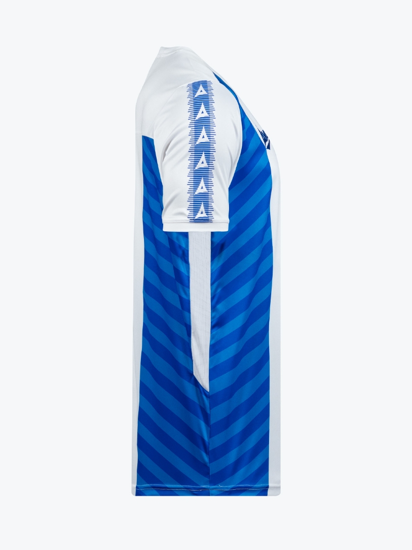 Blue & White Stripe Jersey Team Jerseys Avec Sport