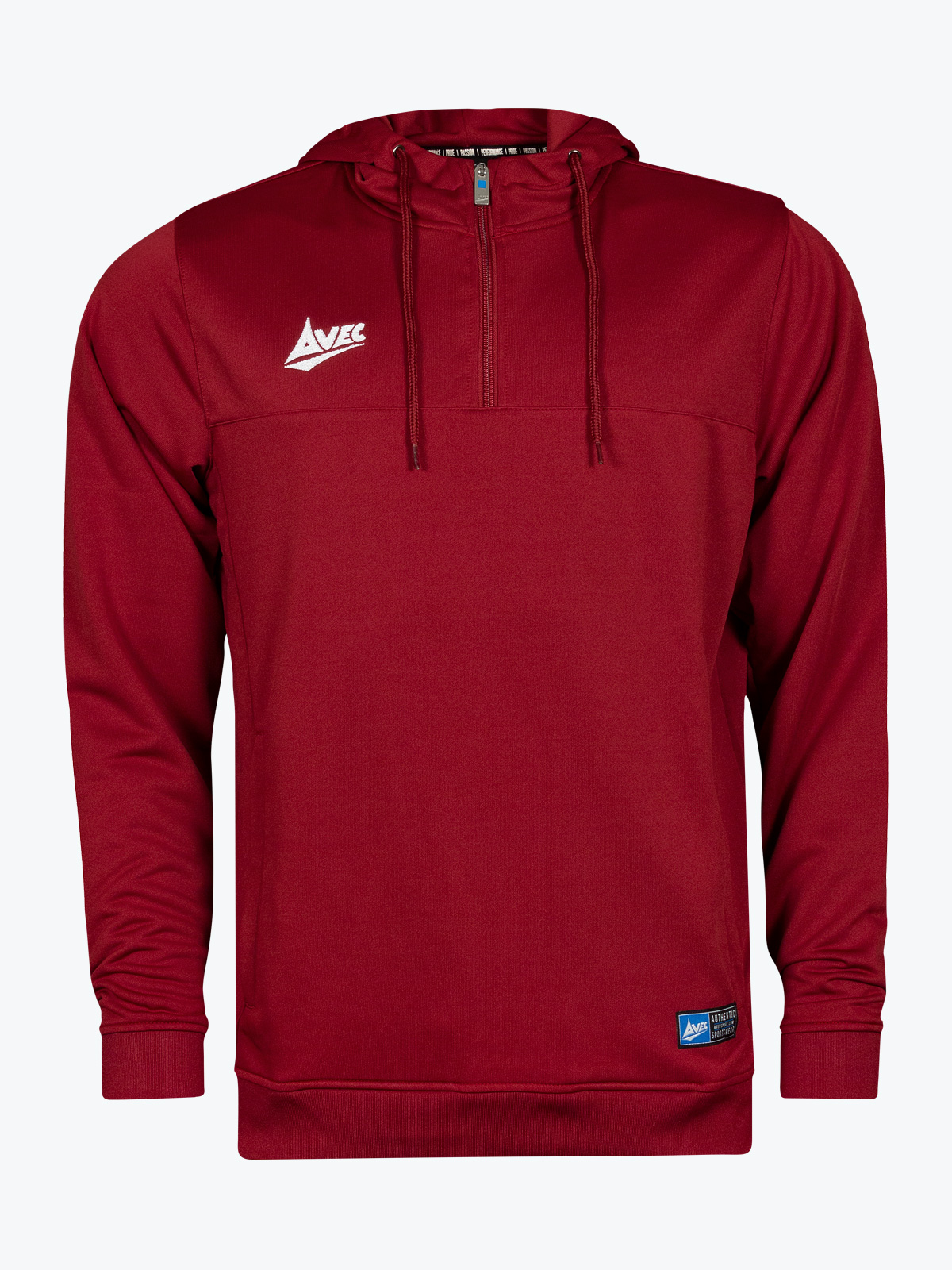 FOCUS QZ HOODIE - CLARET