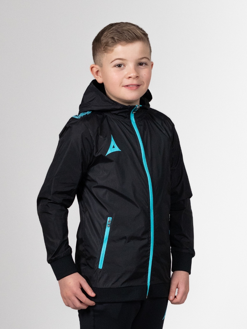 Enigma Black Rain Jacket Black Training Jacket Avec Sport