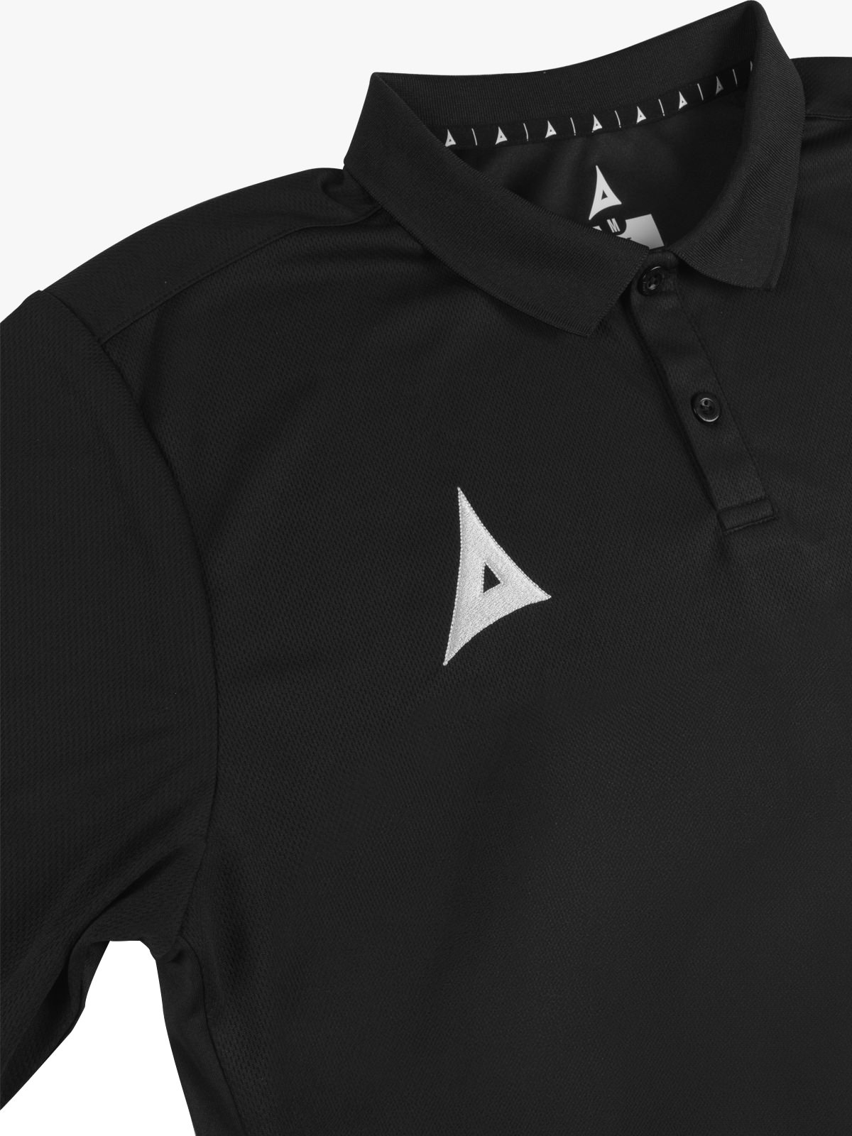 picture of focus 2 tech polo - black