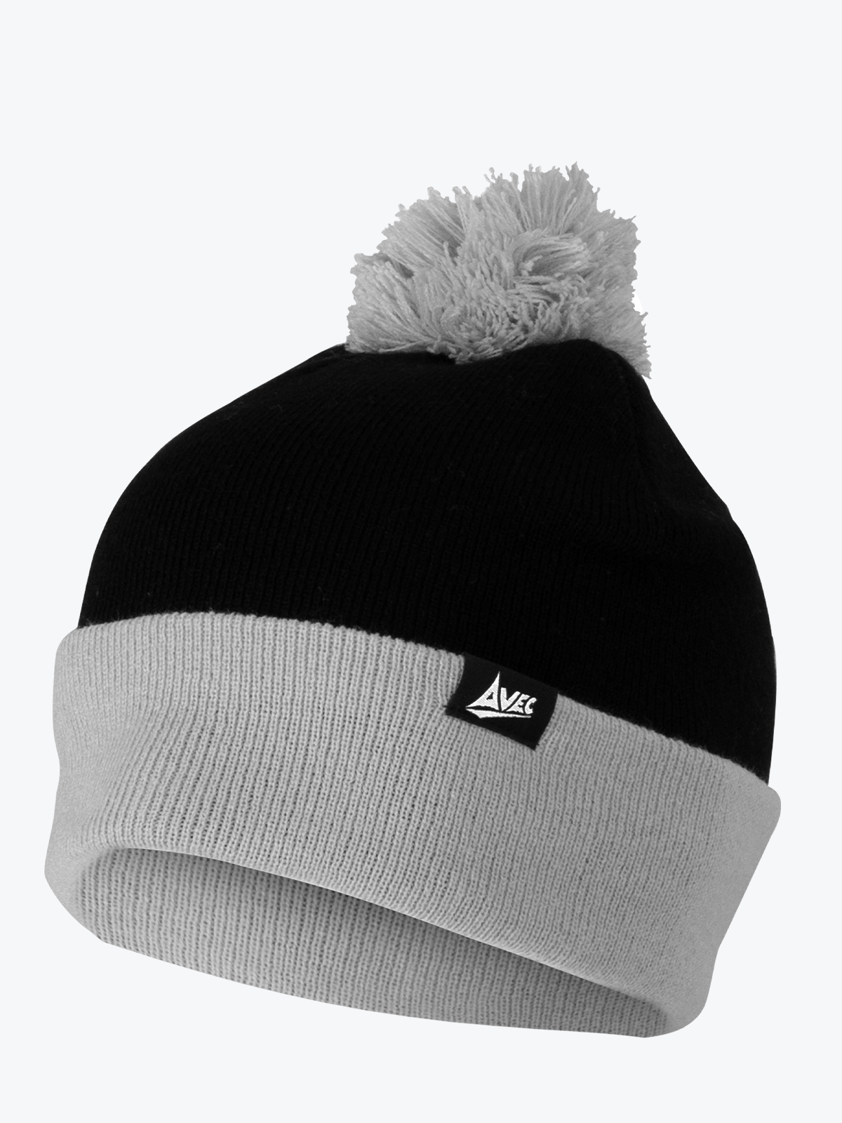picture of bobble hat - grey