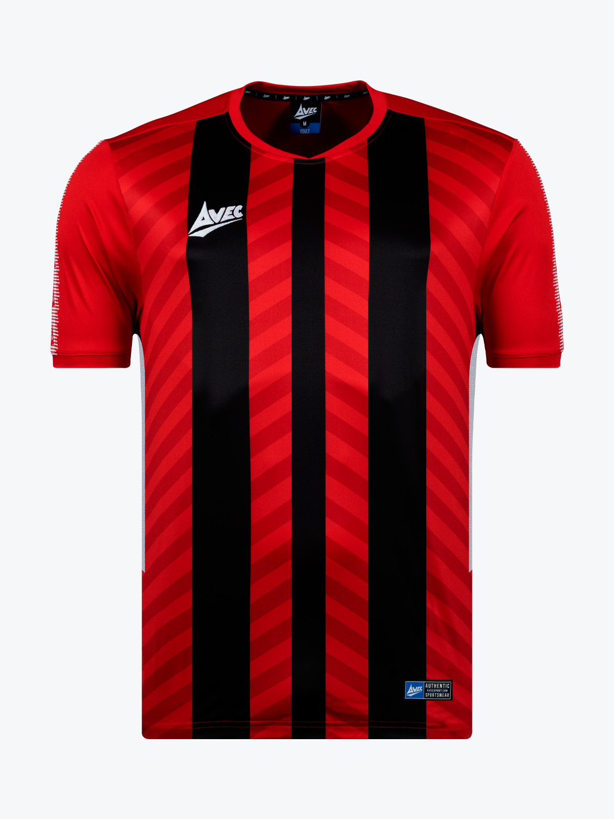 TEAM ID PRO STRIPE JERSEY RED BLACK