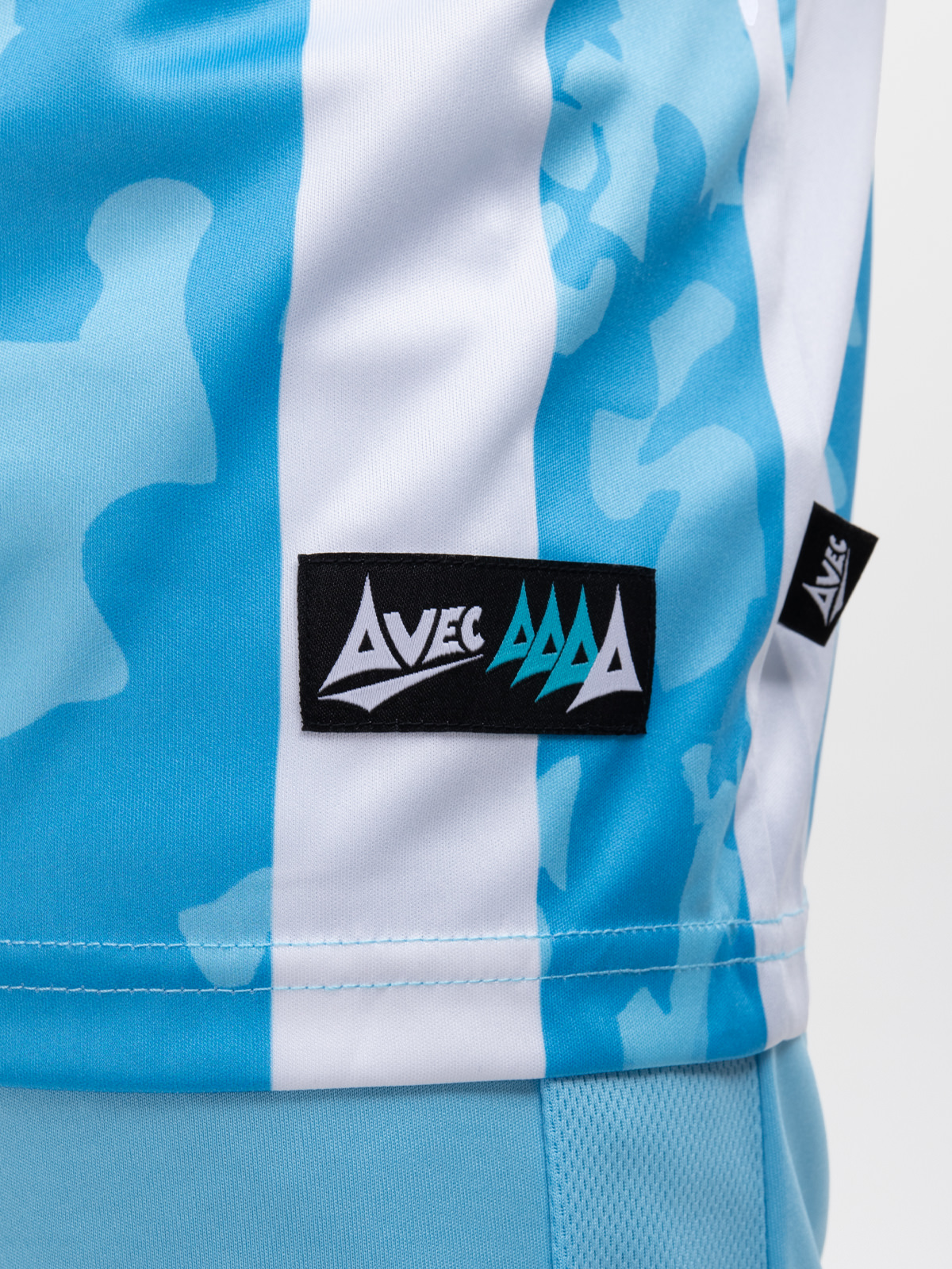 picture of pro intent stripe jersey - hyper sky/white