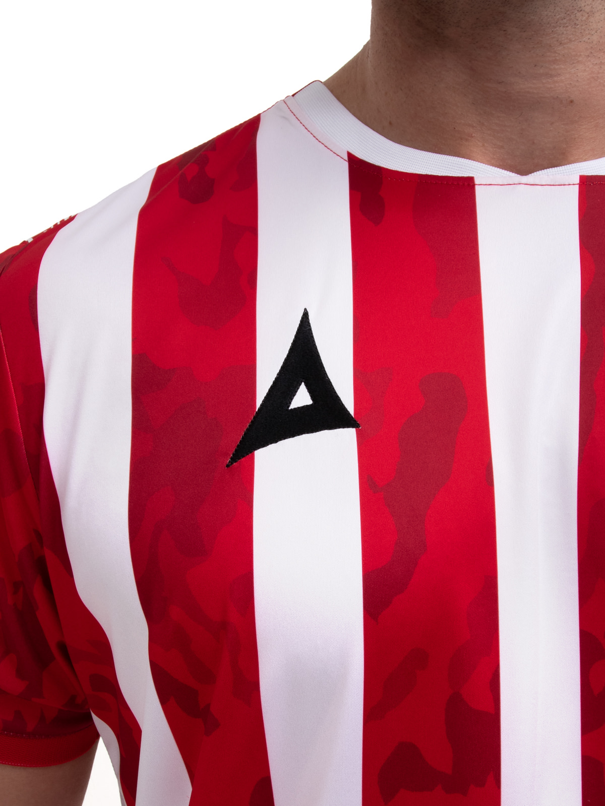 picture of pro intent stripe jersey - red/white