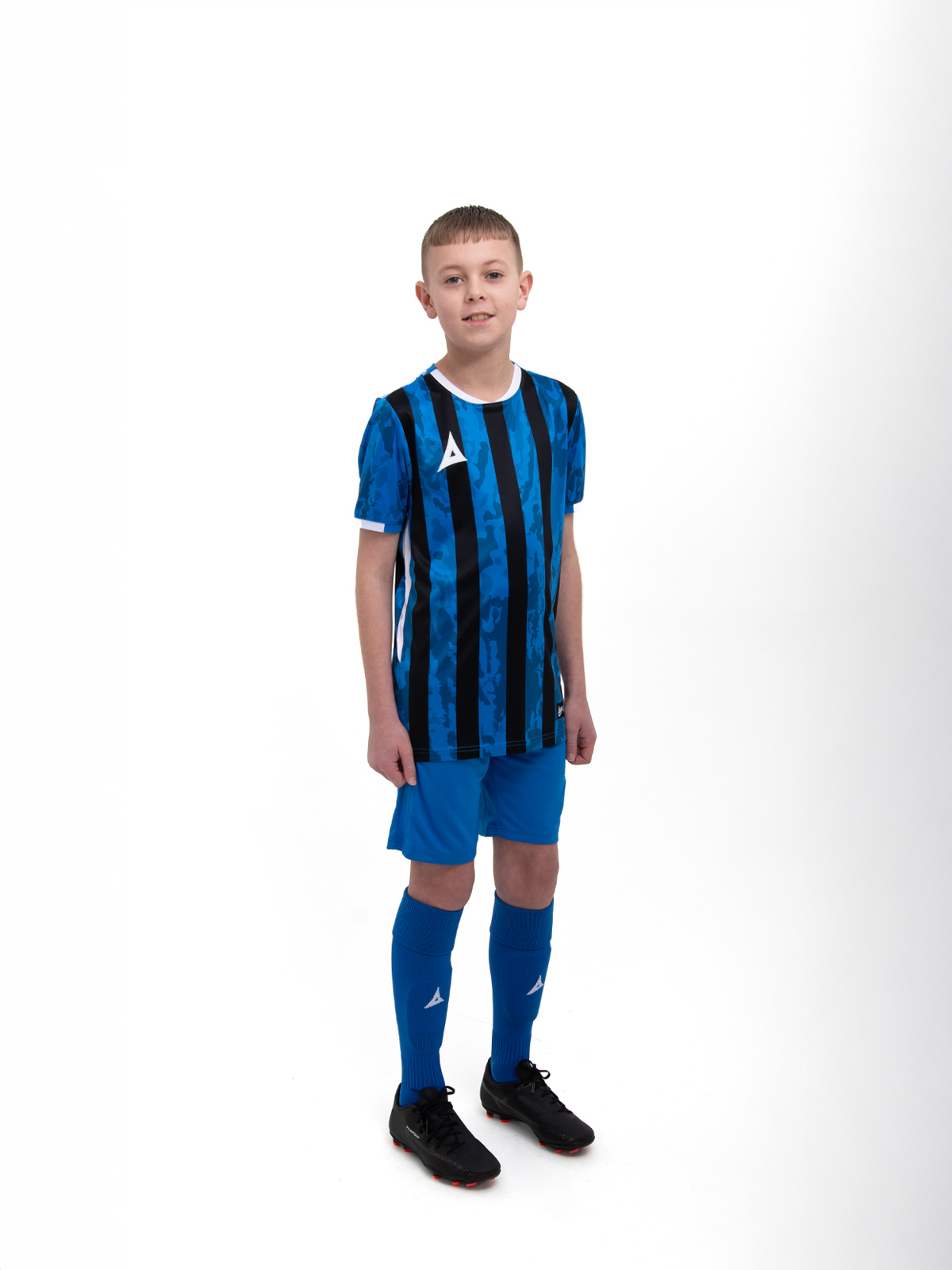 picture of pro intent stripe jersey - royal/black