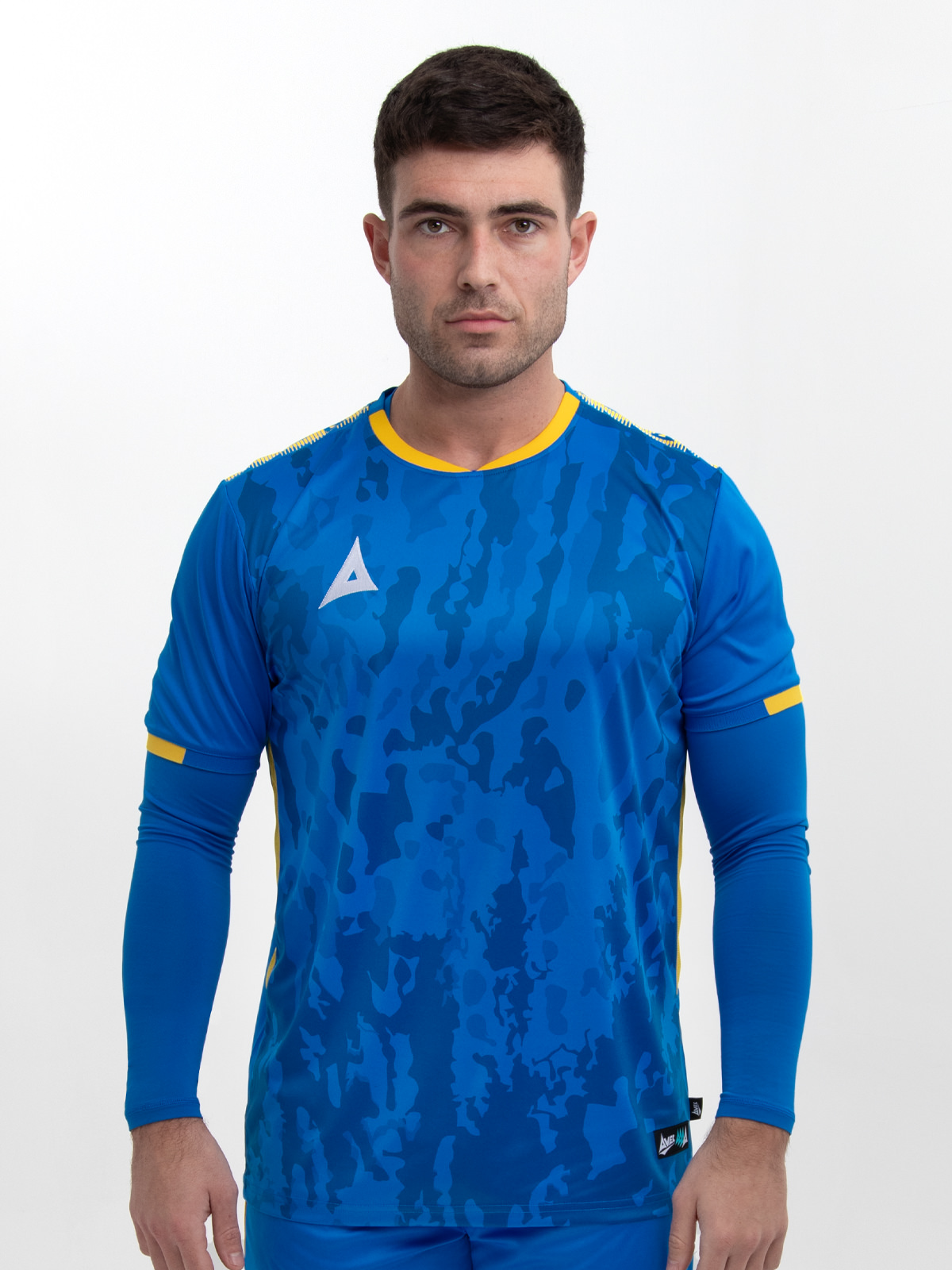 picture of pro intent jersey - royal/yellow