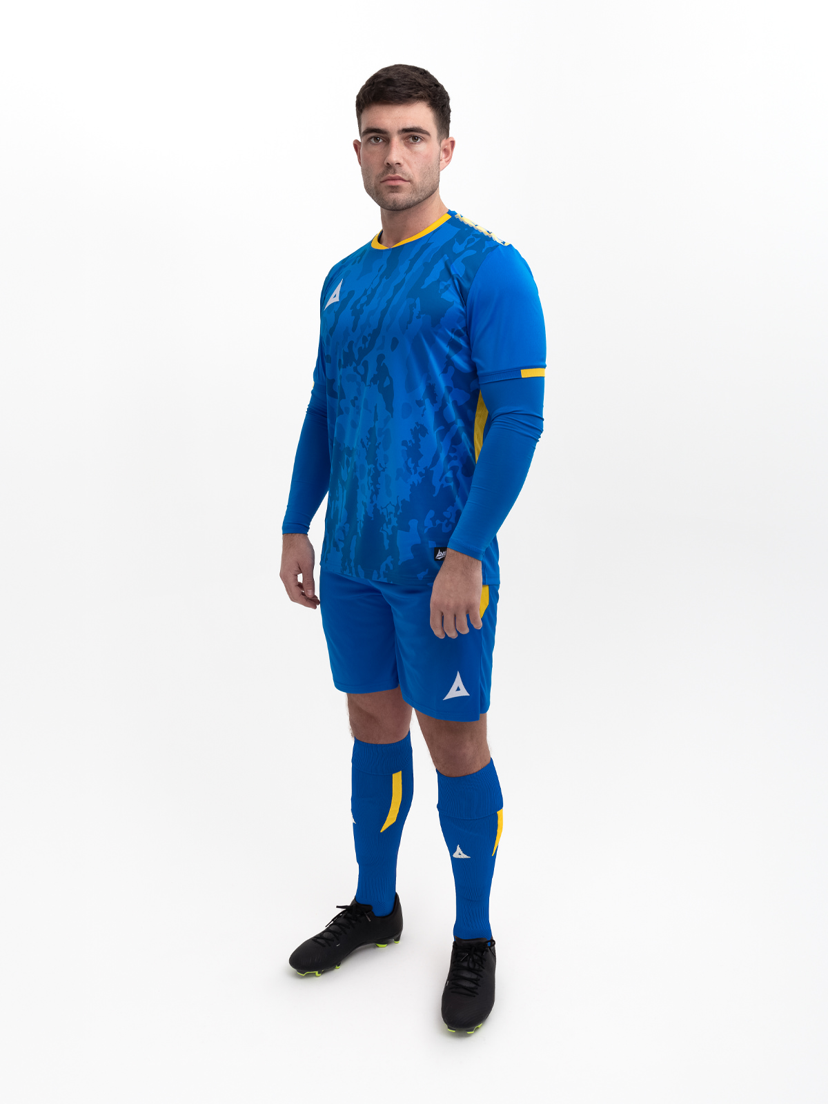 picture of pro intent jersey - royal/yellow