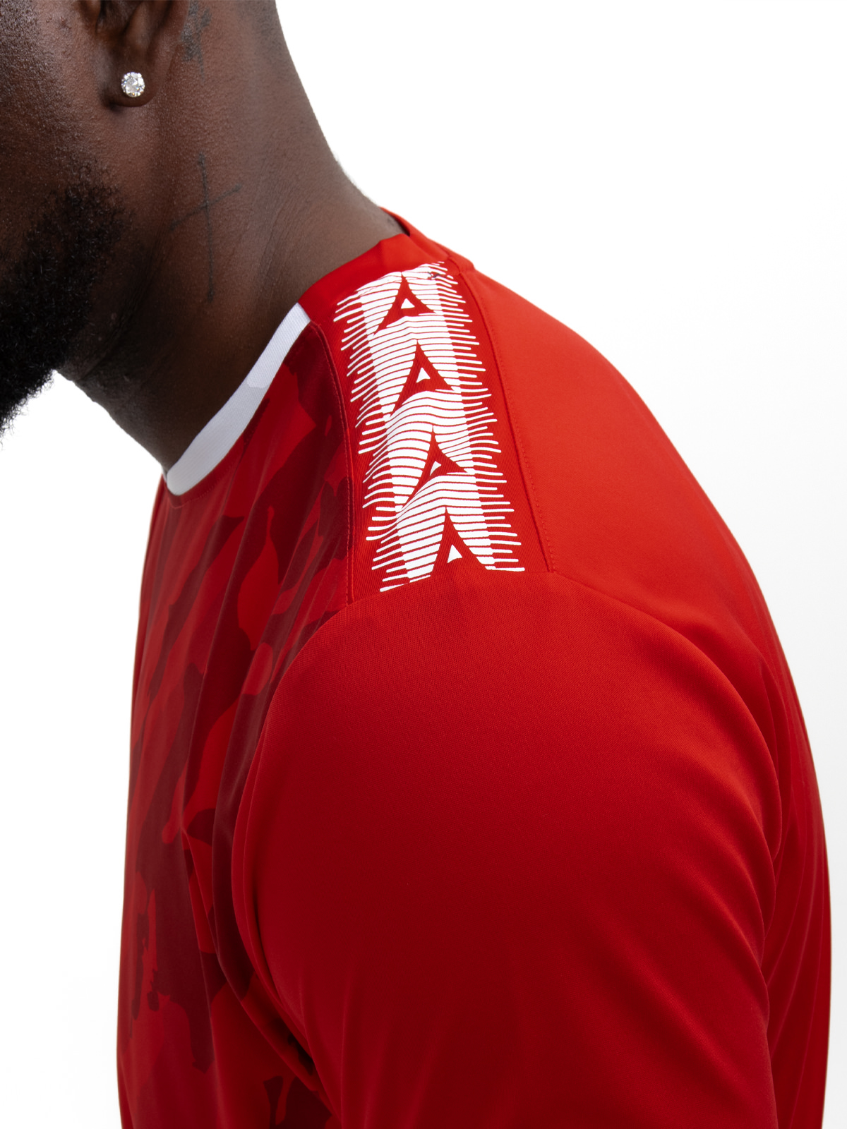 picture of pro intent jersey - red/white