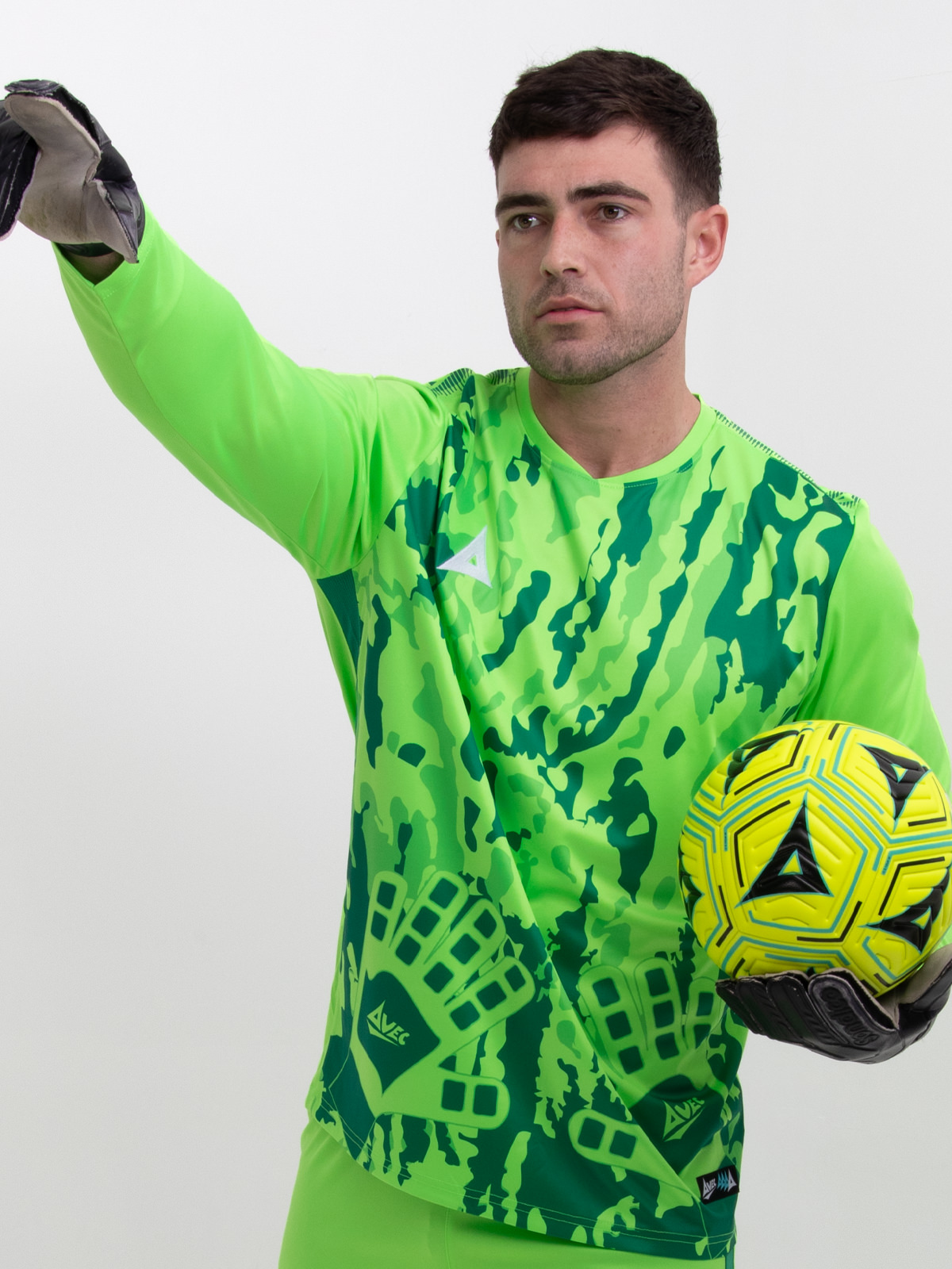 picture of pro intent gk jersey - neon green