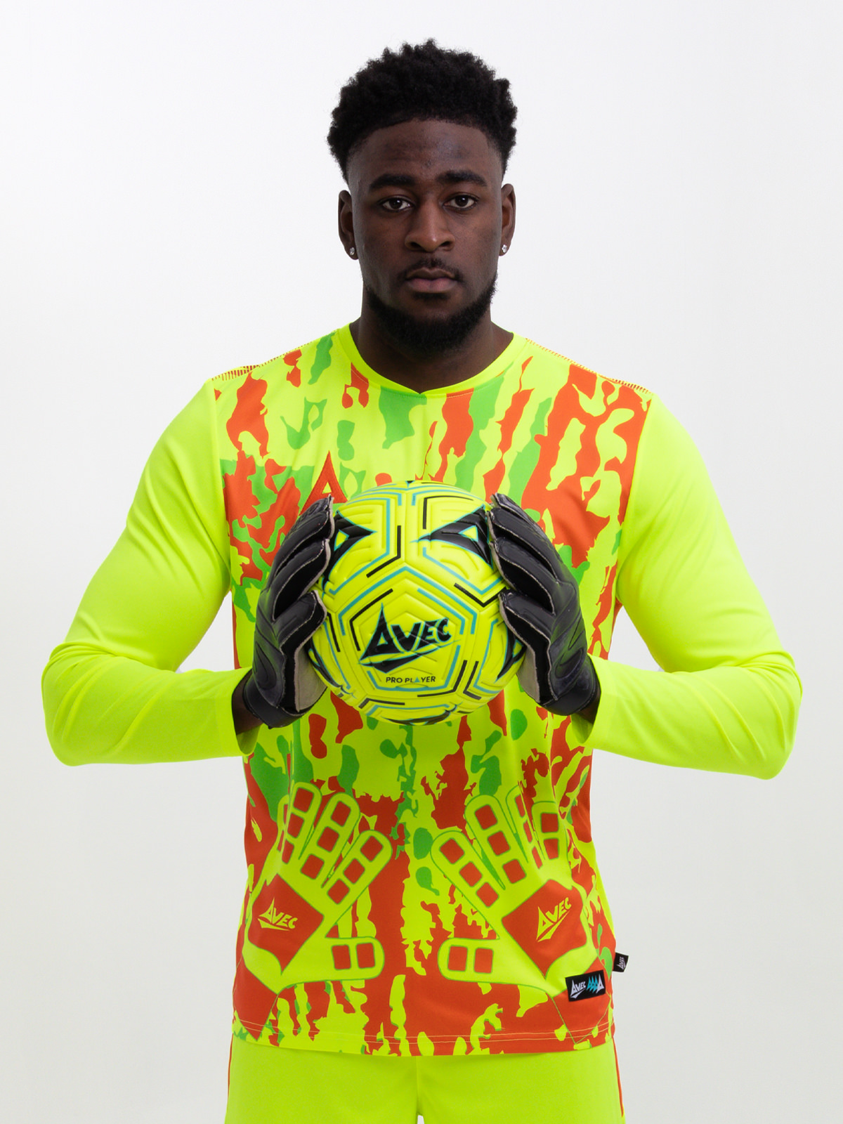 picture of pro intent gk jersey - neon yellow