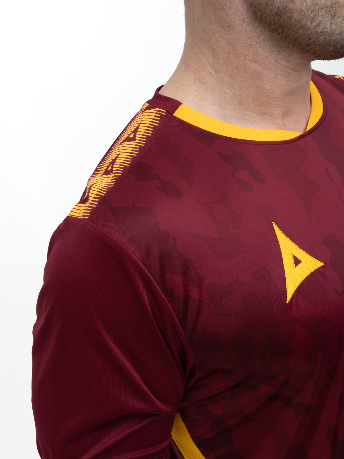 picture of pro intent jersey - claret/amber