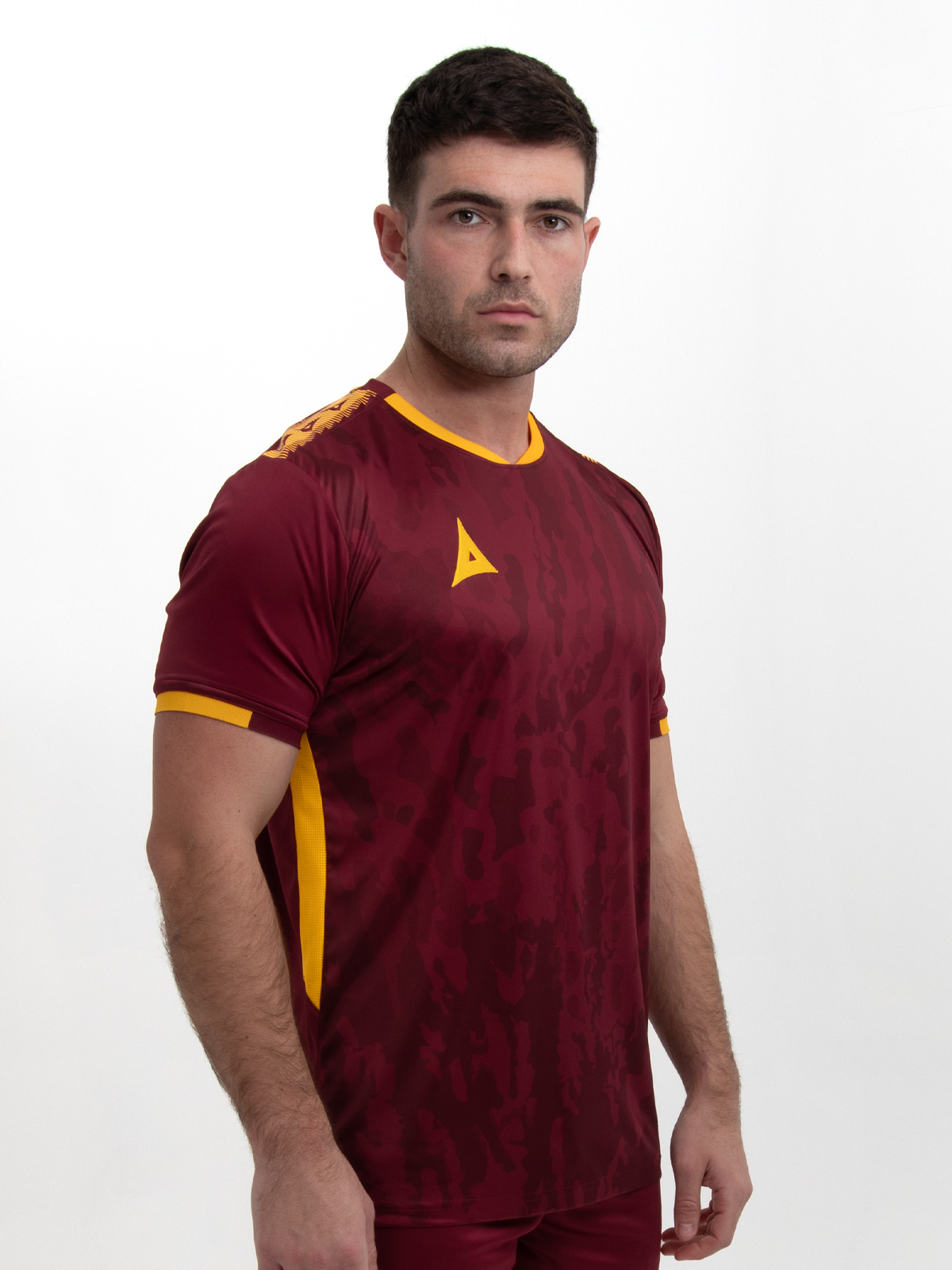 picture of pro intent jersey - claret/amber