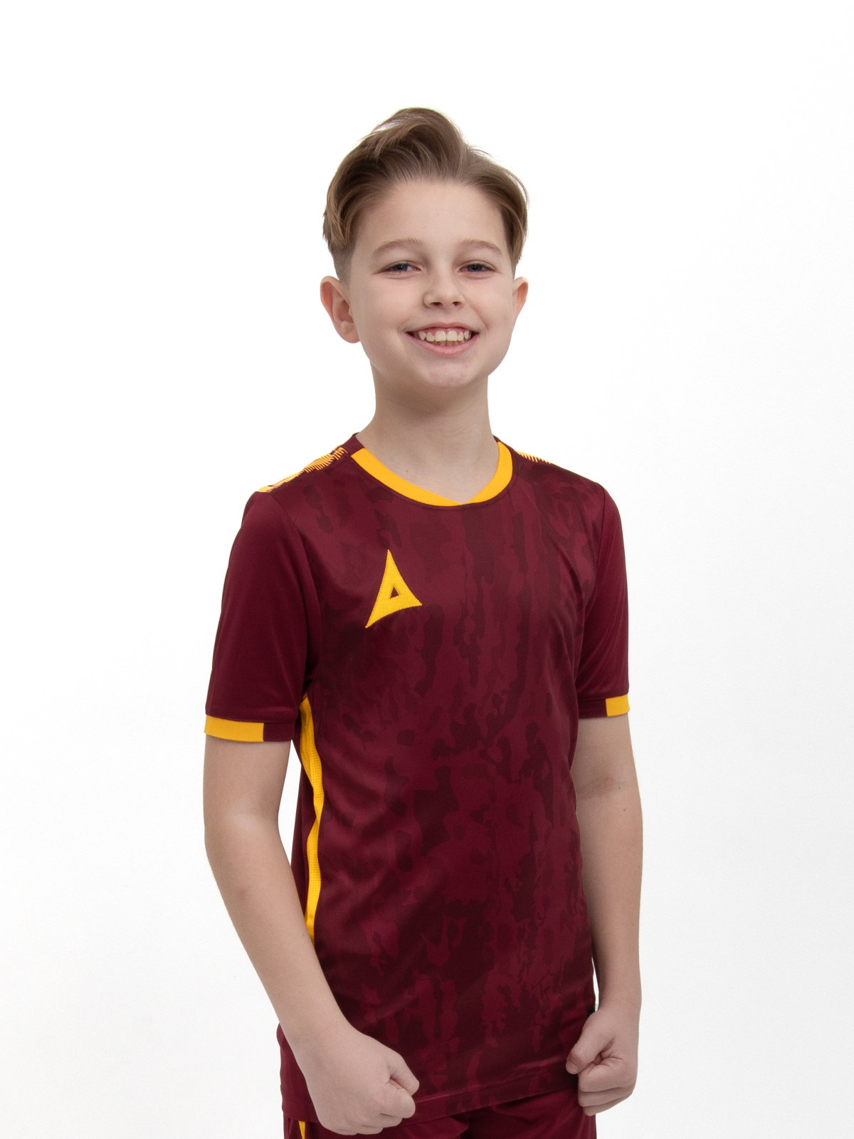 picture of pro intent jersey - claret/amber