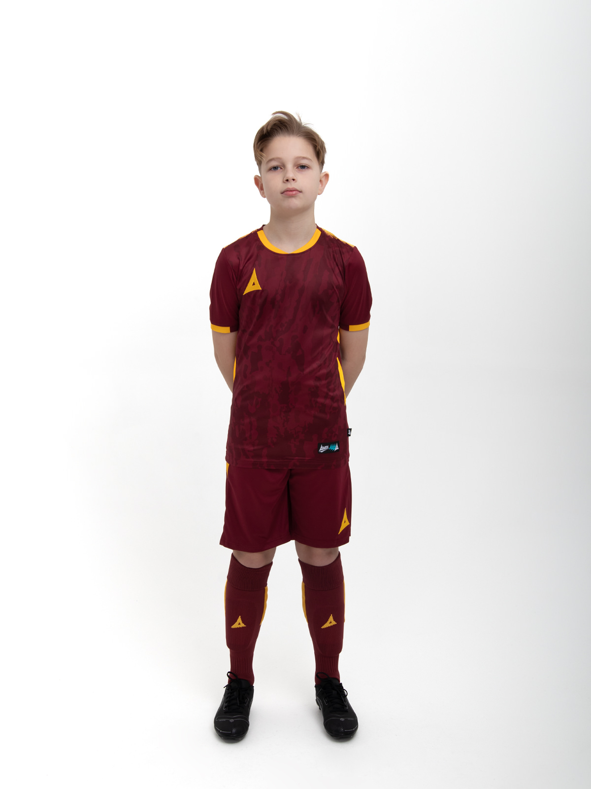 picture of pro intent jersey - claret/amber