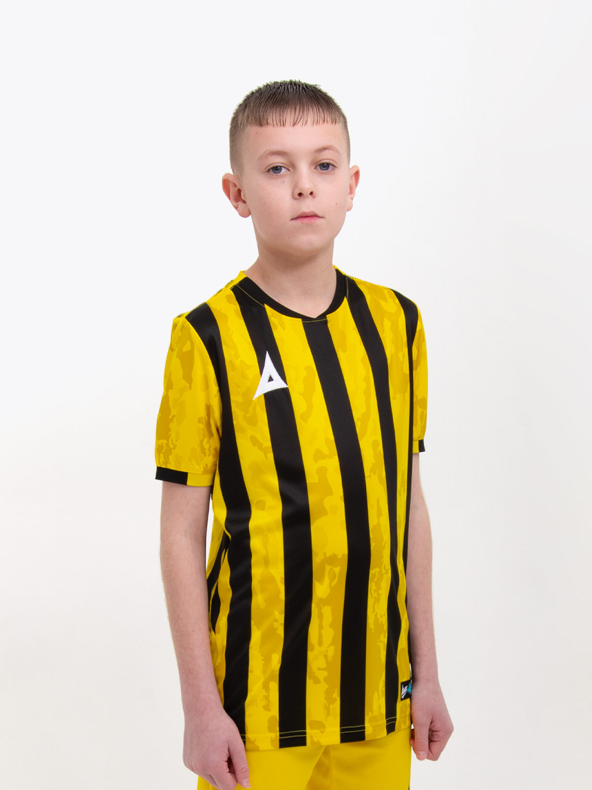 picture of pro intent stripe jersey - yellow/black