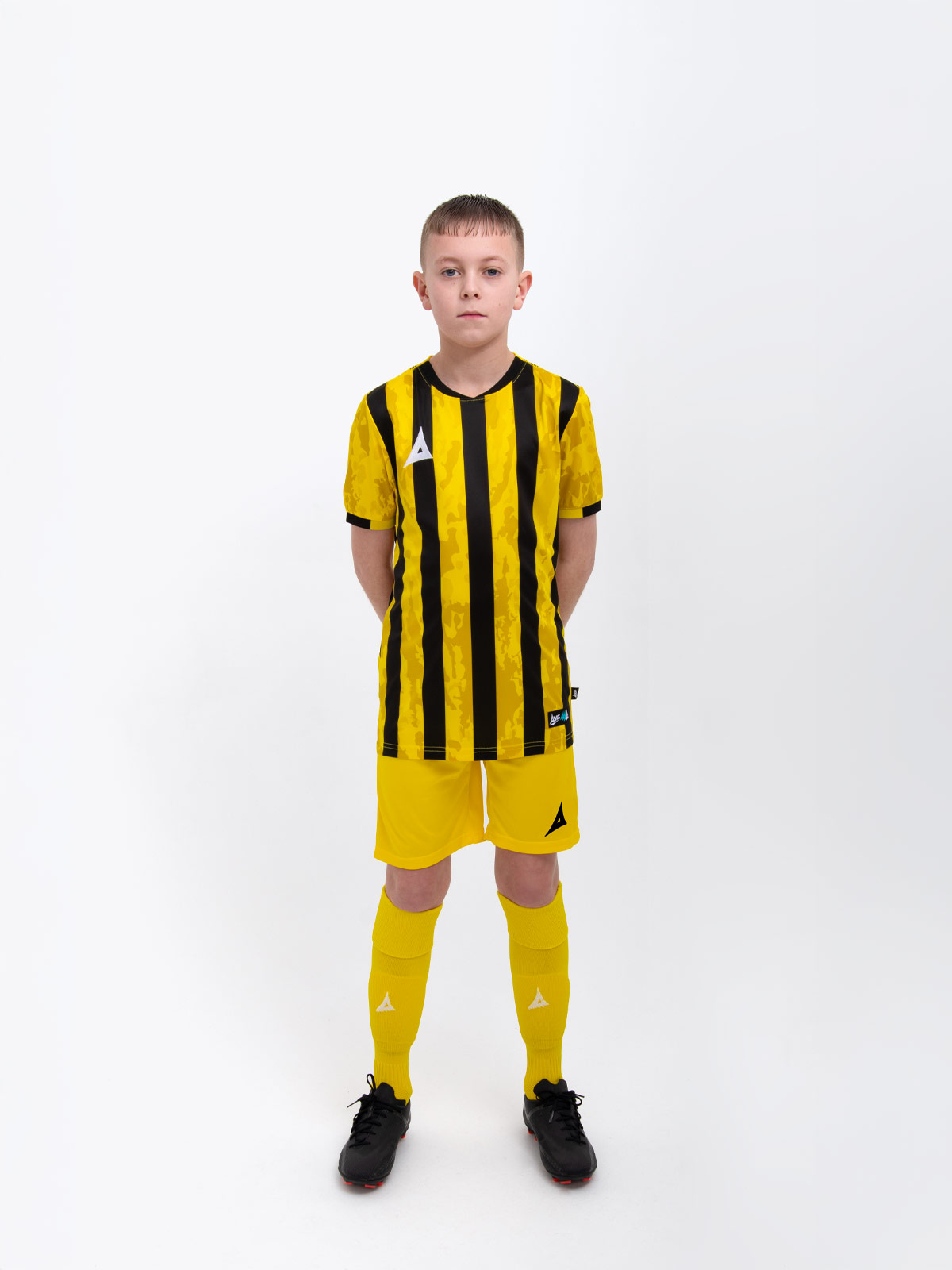 picture of pro intent stripe jersey - yellow/black